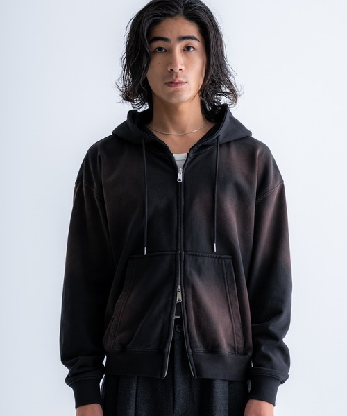Heavy weight double zip hoodie / ヘビーウェイトダブルジップ