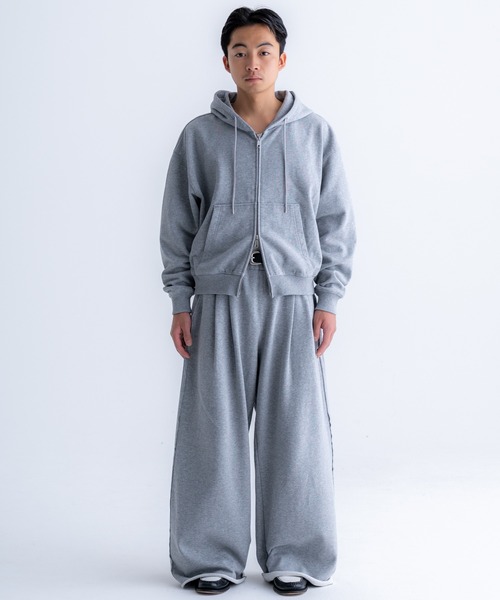 トップス sinss Heavy weight double zip hoodie Heavy weight double zip hoodie / ヘビーウェイトダブルジップ