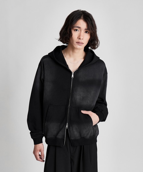 SINSS（シンス）の「Heavy weight double zip hoodie / ヘビーウェイト