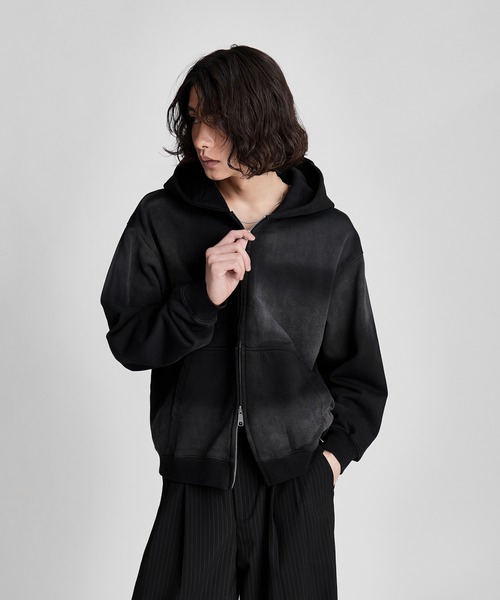 SINSS（シンス）の「Heavy weight double zip hoodie / ヘビーウェイト