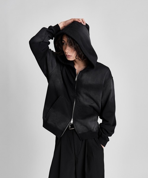 SINSS（シンス）の「Heavy weight double zip hoodie / ヘビーウェイト