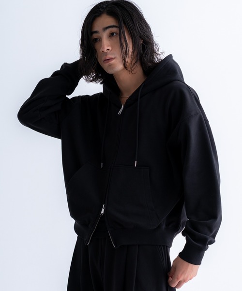 Heavy weight double zip hoodie / ヘビーウェイトダブルジップ