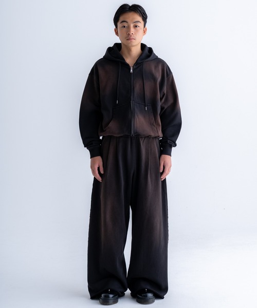 Heavy weight double zip hoodie / ヘビーウェイトダブルジップ