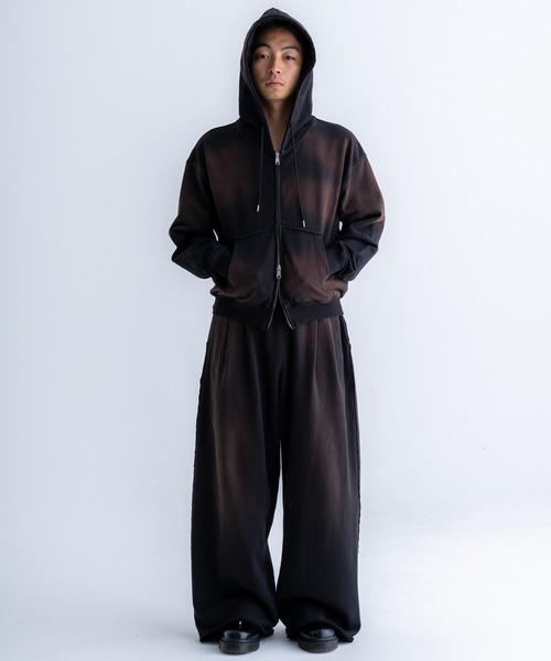 Heavy weight double zip hoodie / ヘビーウェイトダブルジップ