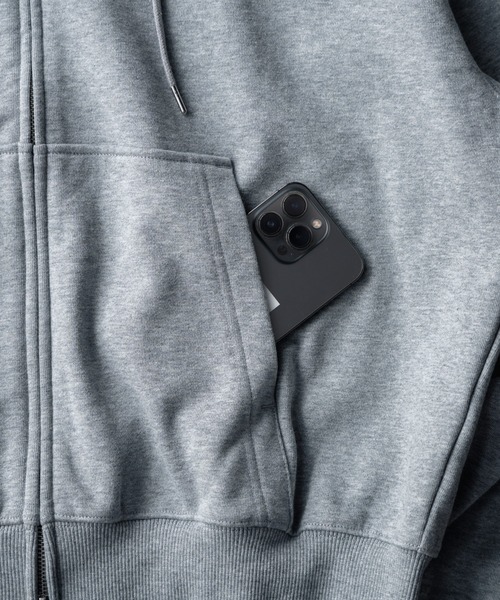 Heavy weight double zip hoodie / ヘビーウェイトダブルジップ