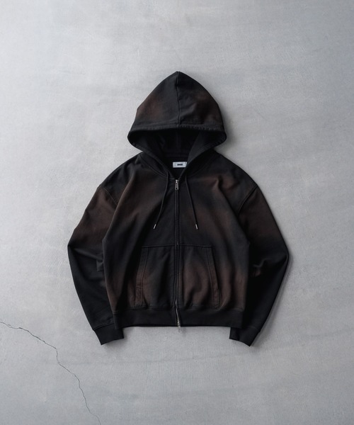 Heavy weight double zip hoodie / ヘビーウェイトダブルジップ