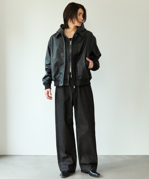 SINSS（シンス）の「Heavy weight double zip hoodie / ヘビーウェイト