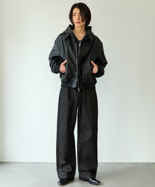 Heavy weight double zip hoodie / ヘビーウェイトダブルジップ