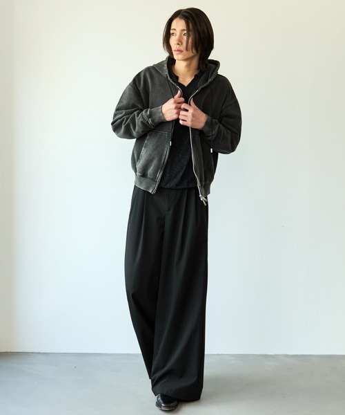 Heavy weight double zip hoodie / ヘビーウェイトダブルジップ