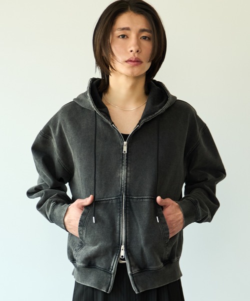 Heavy weight double zip hoodie / ヘビーウェイトダブルジップ