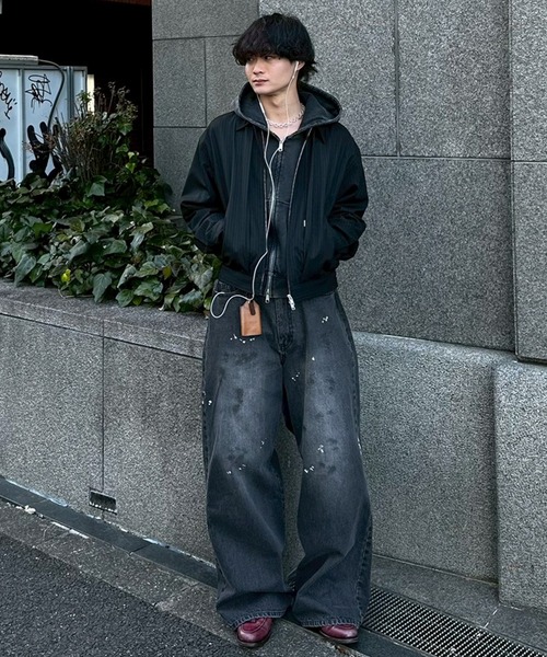 Heavy weight double zip hoodie / ヘビーウェイトダブルジップ