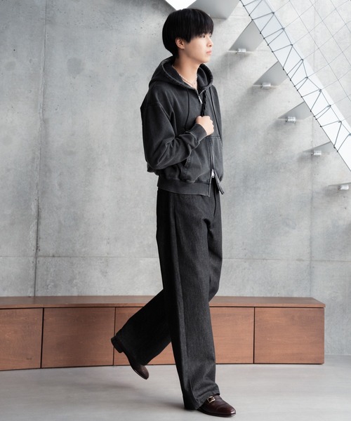 Heavy weight double zip hoodie / ヘビーウェイトダブルジップ