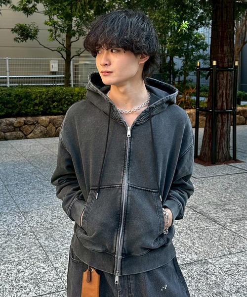SINSS（シンス）の「Heavy weight double zip hoodie / ヘビーウェイト