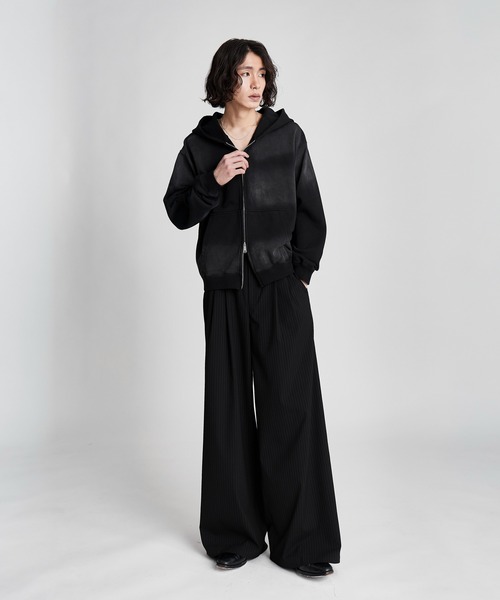 SINSS（シンス）の「Heavy weight double zip hoodie / ヘビーウェイト