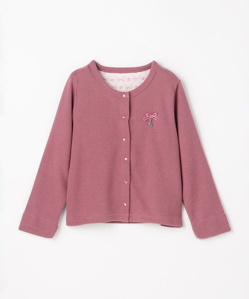 ANY（エニィ）の「まいにちスナップカーディガン（カーディガン/ボレロ・キッズ・アイボリー系/ライラック系/ピンク系/ブラック系・100/110/120/130）」の20枚目の写真