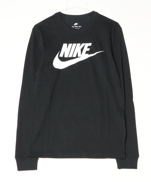 NIKE（ナイキ）の「ナイキ NIKE ナイキ NSW アイコン フューチュラ L/S Tシャツ（Tシャツ/カットソー・メンズ・ホワイト/ブラック・S/M/L/LL/3L）」の2枚目の写真