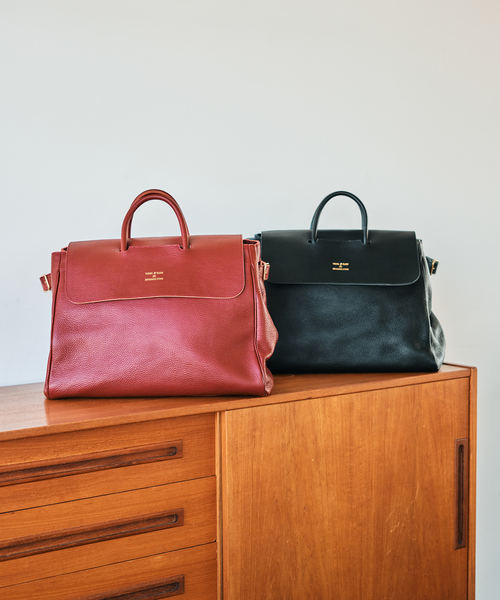 YOUNG&OLSEN ヤングアンドオルセン　別注エンボスレザートート FREAK'S STORE トートバッグ YOUNG ＆OLSEN/ヤングアンド