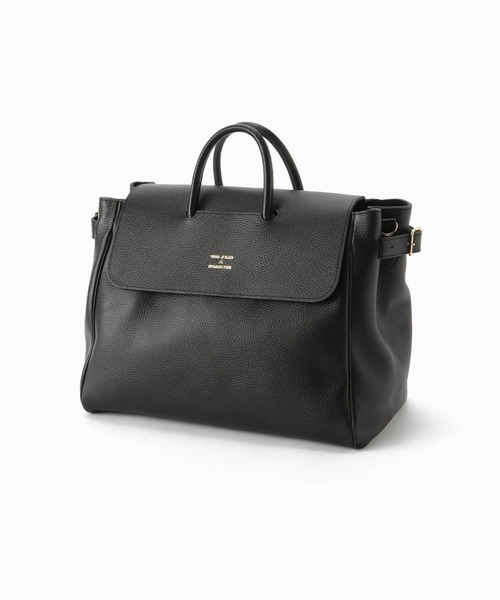 YOUNG & OLSEN 別注 エンボスレザー フラップ トートバッグ（トート