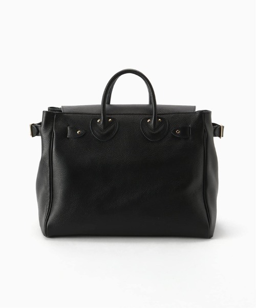 YOUNG & OLSEN 別注 エンボスレザー フラップ トートバッグ