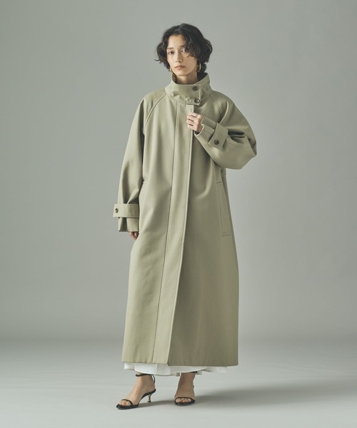 Curensology（カレンソロジー）の「Curensology(カレンソロジー)/ウールパディングコート（トレンチコート・レディース・ベージュ/ブラウン・36/38）」の6枚目の写真