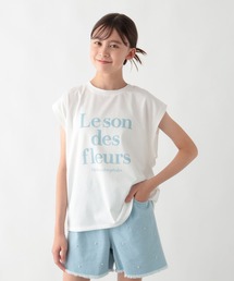 GLOBAL WORK | フローズンTシャツ/ノースリーブ/588532(Tシャツ/カットソー)