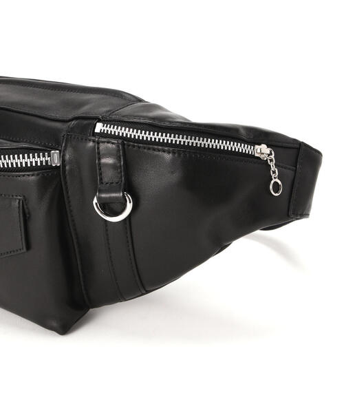 【美品】Schott ボディバッグ ワンショルダーバッグ ブラック Schott/ショット/RIDERS BODY BAG/ライダースボディバッグ