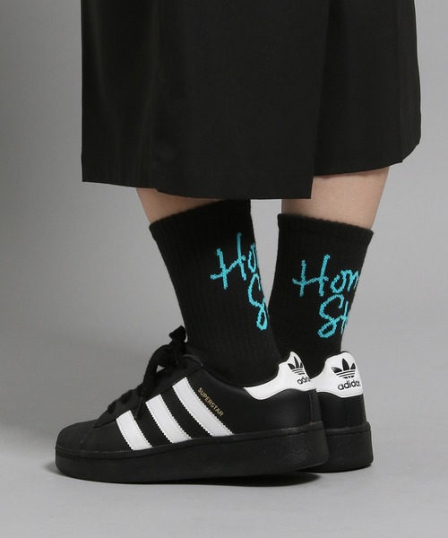 GEORGE'S(ジョージズ)の「カーシブソックス(23~25cm/26~28cm)(ソックス/靴下・メンズ・オフホワイト/ブラック/グレー・25cm~27cm/23cm~25cm)」の4枚目の写真