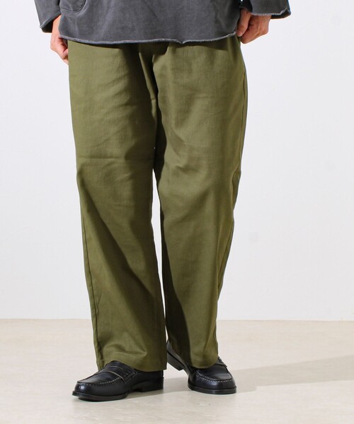 GLOSTER(グロスター)の「【人気シリーズ/UNISEX/4サイズ/5色展開】GOODNESS イージーパンツ(その他パンツ・メンズ・ブラック/ベージュ/レッド/オリーブ/グリーン系その他・S/M/L/XL)」の3枚目の写真