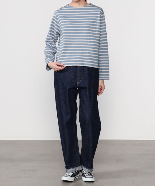 ORCIVAL(オーシバル)の「ORCIVAL | コットンロード クルーネックTシャツ WOMEN(Tシャツ/カットソー・レディース・アイボリー/グレイッシュベージュ/ブラック/ホワイト系その他5/ブラック系その他2/ブルー系その他5/グレー系その他/ダークブラウン/ブルー系その他/グリーン系その他/ブラック系その他/ベージュ系その他/レッド系その他/ブラウン系その他/イエロー系その他・1)」の17枚目の写真