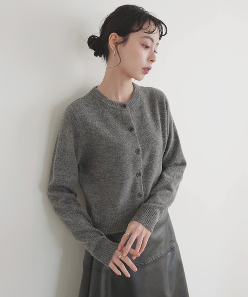 LIAN（リアン）の「ビスチェセットニットカーディガン（ニット/セーター・レディース・ブラック/ブラウン/チャコールグレー/アイボリー・FREE）」の19枚目の写真