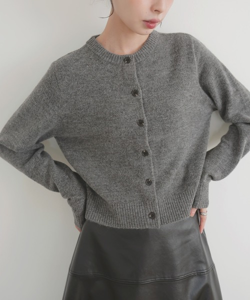 LIAN（リアン）の「ビスチェセットニットカーディガン（ニット/セーター・レディース・ブラック/ブラウン/チャコールグレー/アイボリー・FREE）」の20枚目の写真