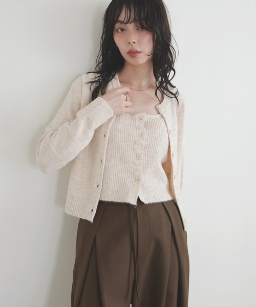 ビスチェセットニットカーディガン（ニット/セーター）｜LIAN