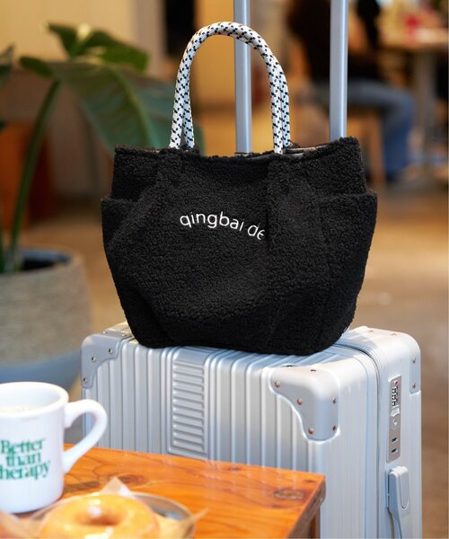 ikka（イッカ）の「【軽量】ボアロゴイリミニトート（トートバッグ・レディース・ブラック/ブラウン/オフホワイト/モカ・FREE）」の21枚目の写真