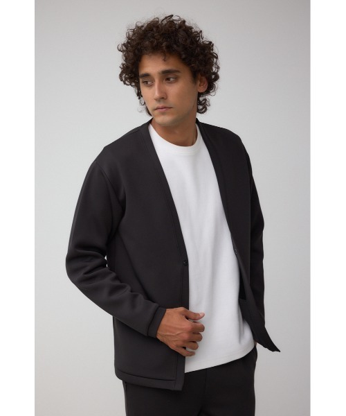 AZUL by moussy(アズールバイマウジー)の「ダブルニットカーディガン(カーディガン/ボレロ・メンズ・ダークネイビー/ブラック/ベージュ/グレー・SMALL/MEDIUM/LARGE)」の6枚目の写真