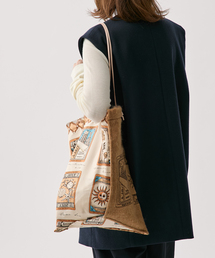 manipuri | manipuri マニプリ 刺繍プリントトートL 0153252205(トートバッグ)