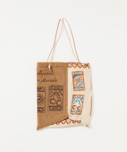 manipuri（マニプリ）の「manipuri マニプリ 刺繍プリントトートL 0153252205（トートバッグ・レディース・グレー・FREE）」の4枚目の写真