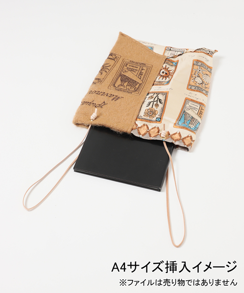 manipuri（マニプリ）の「manipuri マニプリ 刺繍プリントトートL 0153252205（トートバッグ・レディース・グレー・FREE）」の10枚目の写真