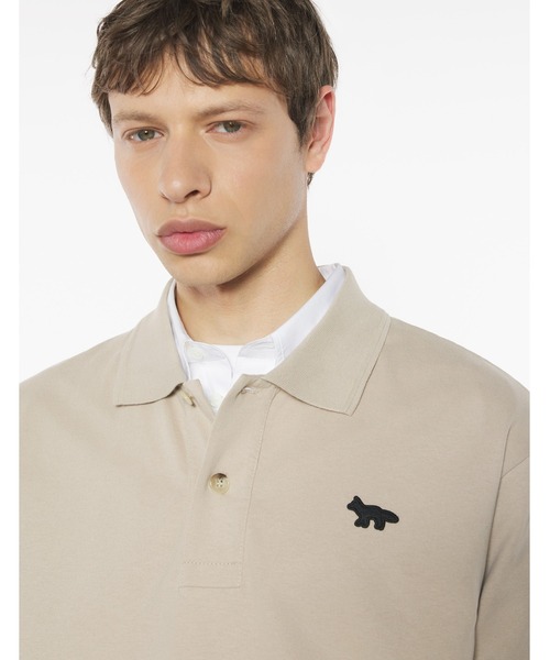 Maison Kitsune（メゾンキツネ）の「PROFILE FOX COMFORT POLO（ポロシャツ・メンズ・ベージュ・XL/L/M/S/XS）」の7枚目の写真