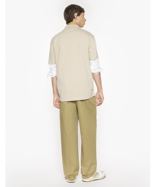 Maison Kitsune（メゾンキツネ）の「PROFILE FOX COMFORT POLO（ポロシャツ・メンズ・ベージュ・XL/L/M/S/XS）」の5枚目の写真