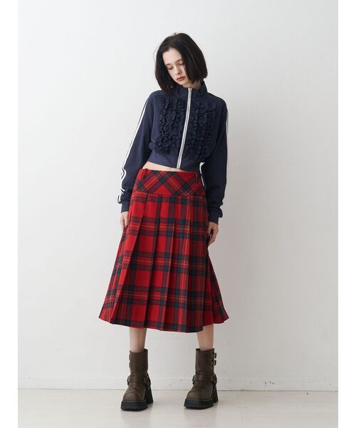 WEB限定】フリルトラックジャケット（ジャージ）｜jouetie