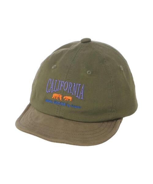 Samansa Mos2 Lagom（サマンサモスモスラーゴム）の「アニマル刺繍配色キャップ（ハット・キッズ・カーキ/グレー/ベージュ・中(M)/大(L)）」の3枚目の写真