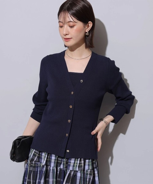 ロゴボタンVカーデアンサンブル新品！アルページュストーリー