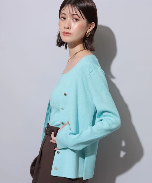 Arpege story 新品未使用　タグ付き　ポロ衿カーデアンサンブル　完売品 3090051616715424_01_9738.jpeg