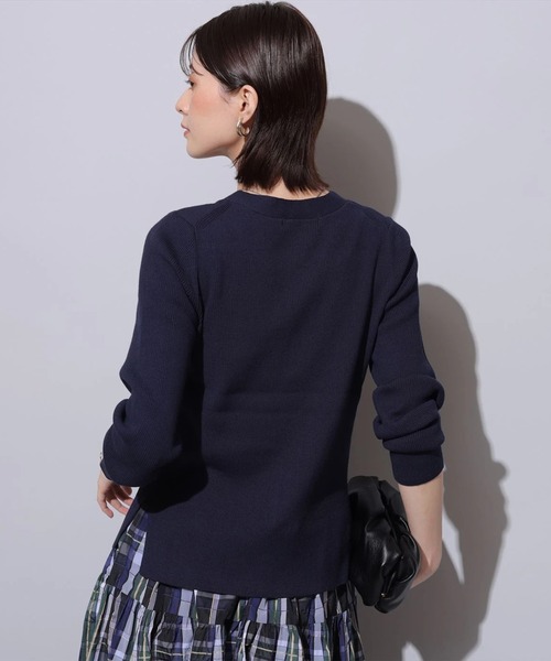 ロゴボタンVカーデアンサンブル（ニット/セーター）｜Arpege