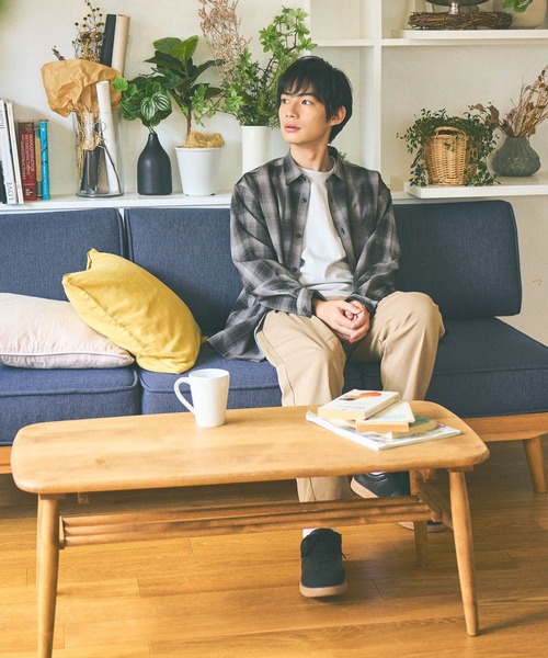 GLOBAL WORK（グローバルワーク）の「マイニチタキノウクルー/長袖/580761（Tシャツ/カットソー・メンズ・ライトグレー/ブラック/ホワイト・SMALL/MEDIUM/LARGE/X-LARGE）」の22枚目の写真