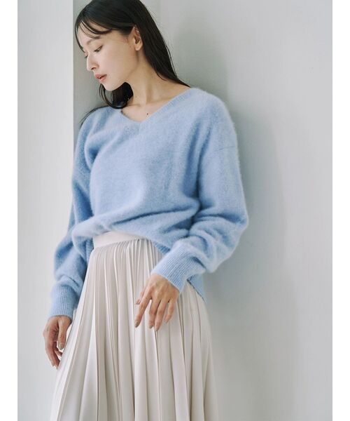 TONAL(トーナル)の「ハンドプリーツスカート(スカート・レディース・ピンク/チャコールグレー/アイボリー・SMALL/MEDIUM)」の6枚目の写真