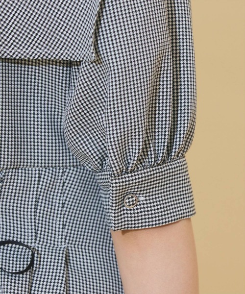 WILLSELECTION(ウィルセレクション)の「スクエアラッフルシャツワンピース(ワンピース・レディース・ブラック系その他/チャコールグレー/ピンク・FREE)」の18枚目の写真