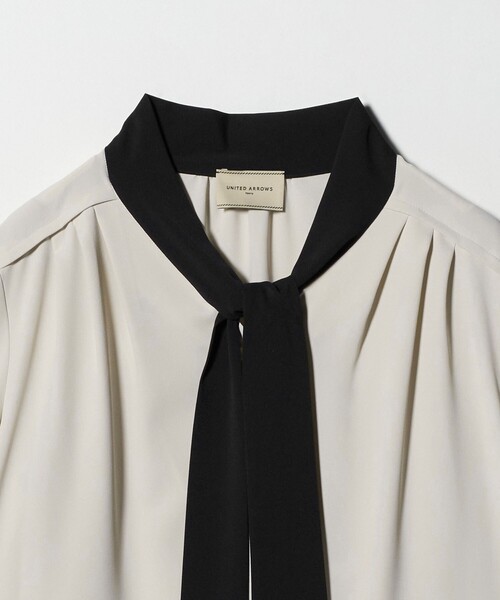 ボウタイ ロングスリーブ ブラウス‐ウォッシャブル‐（シャツ/ブラウス