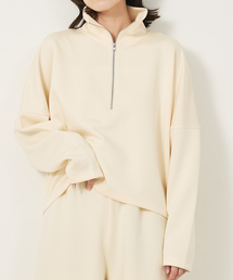 ライトダンボールハーフジッププルオーバー