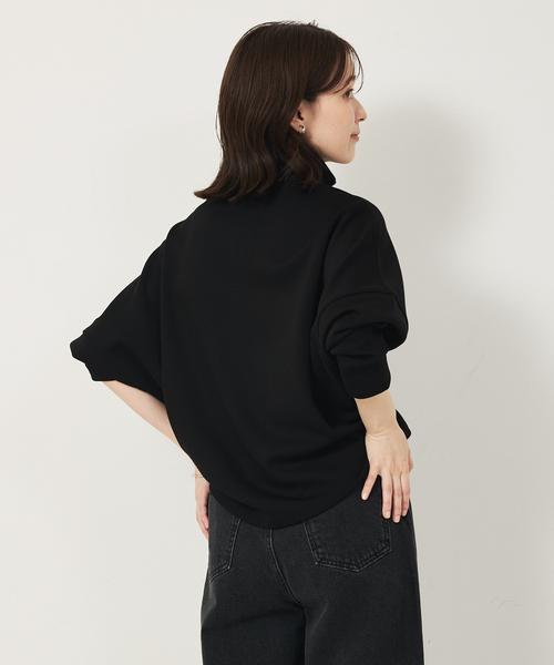 abahouse mavie（アバハウスマヴィ）の「ライトダンボールハーフジッププルオーバー（スウェット・レディース・オフホワイト/グレー/ブラック/ダークネイビー・フリー）」の14枚目の写真